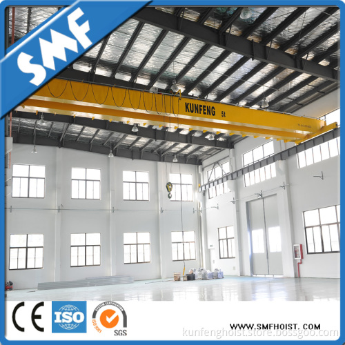 Kunfeng SMF European Style Bridge Cranes with European Style Electric Wire Rope 70ton